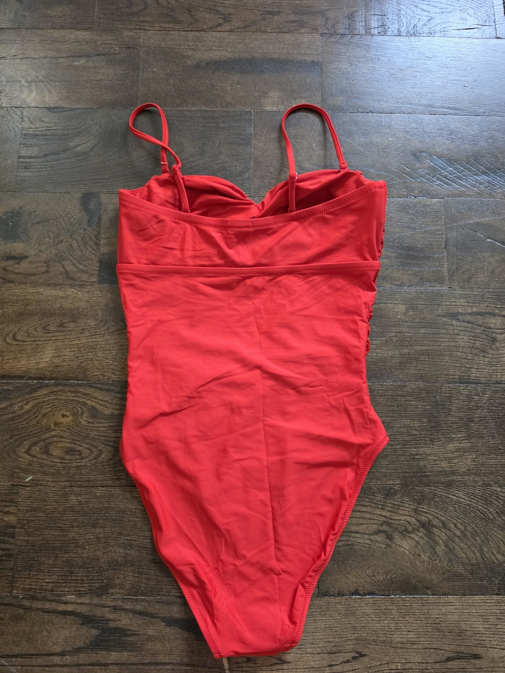 J. CREW Red One-Piece Swimsuit - Picture 2 of 3